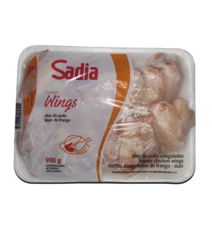 Alita de Pollo Congelada en Bandejas Sadia (Caja de 900 g de 10.8 Kg)